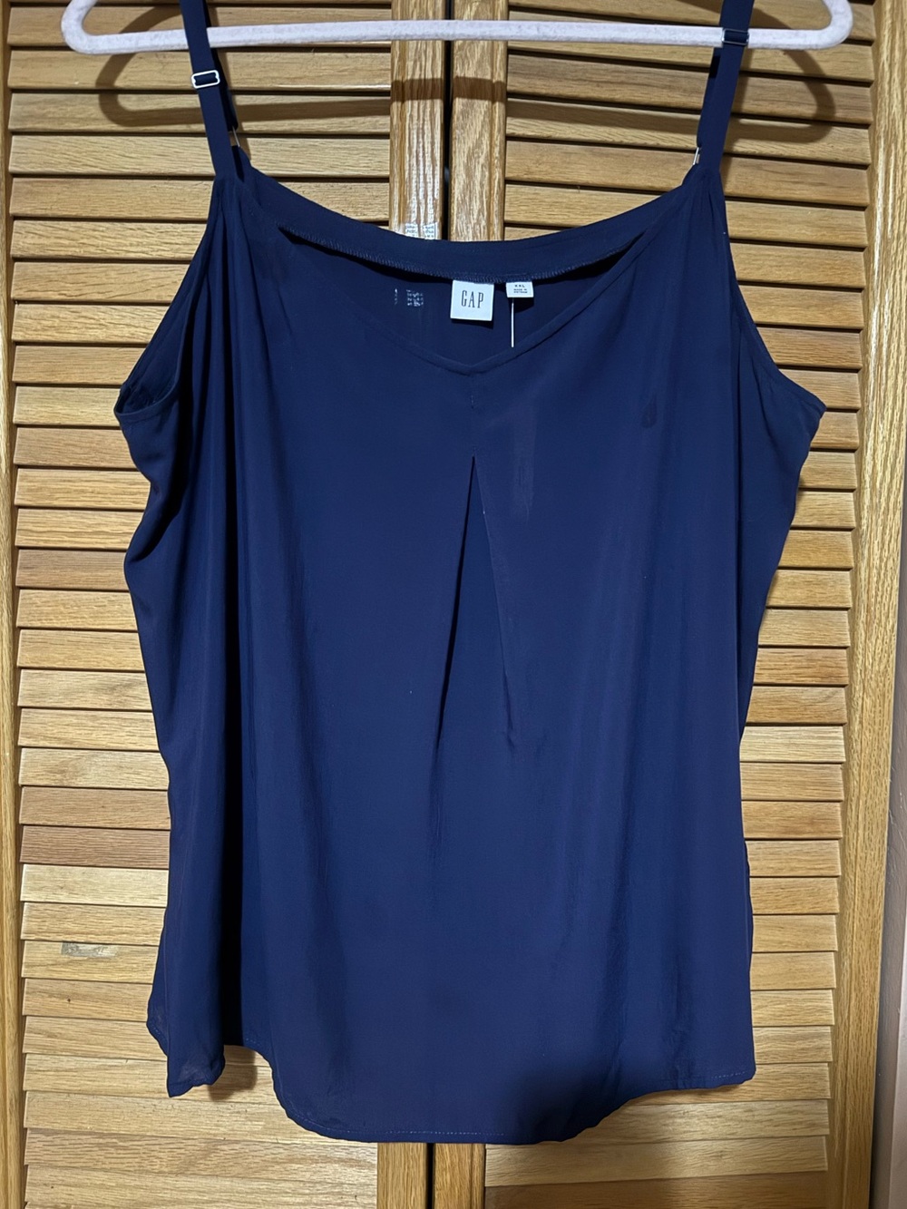 GAP XXL NWTS tank blouse w/ adjustable straps